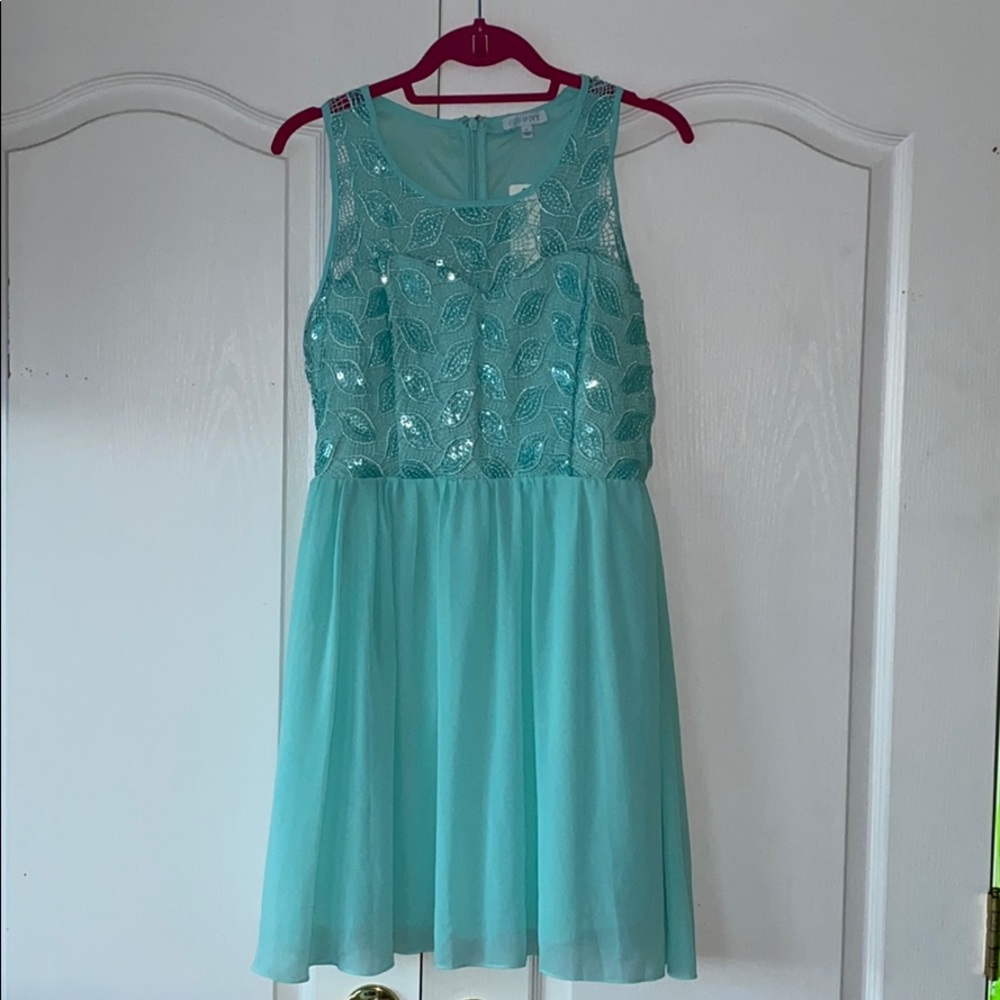 Teal Jun & Ivy Dress